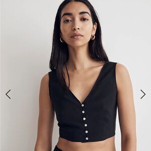 Madewell Softdrape Gwen Crop Vest Top*